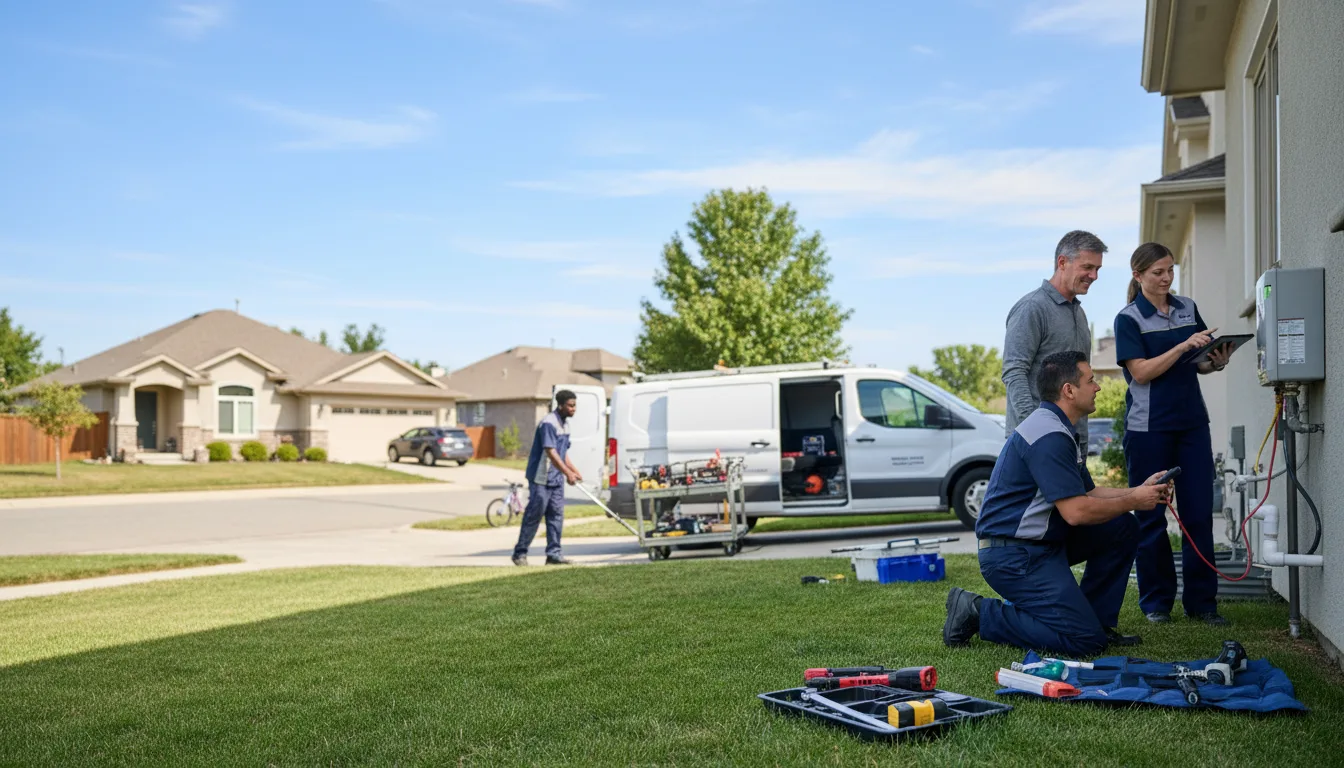 Tankless water heater service in Gray, LA